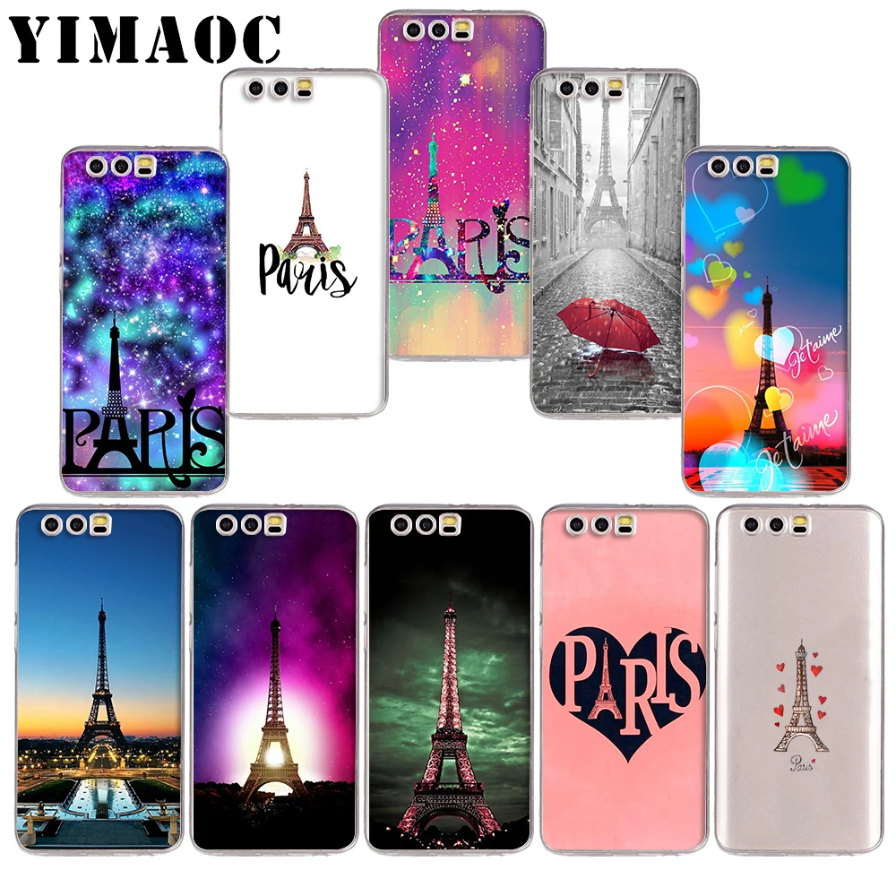 

YIMAOC 97z Charming Paris Art Soft TPU Case for Huawei Honor 10 9 lite 7A Pro 7C 7X 8X Nove 3 3i