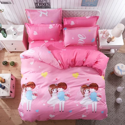 

Bedding Set Warm Soft Bedroom AC Sleep Single quilt Blossom Patchwork 1*duvet cover and 2 * Pillow Cases