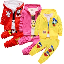 Весенне-осенние комплекты одежды для маленьких девочек и мальчиков хлопковое пальто для малышей+ футболка+ штаны, спортивный костюм из 3 предметов, bebes menino комплект одежды для детей