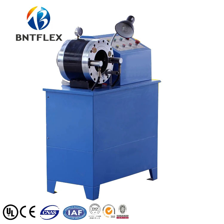 crimping and skiving in one compleate machine BNT-CN powerful hydrolic crimping hose machine