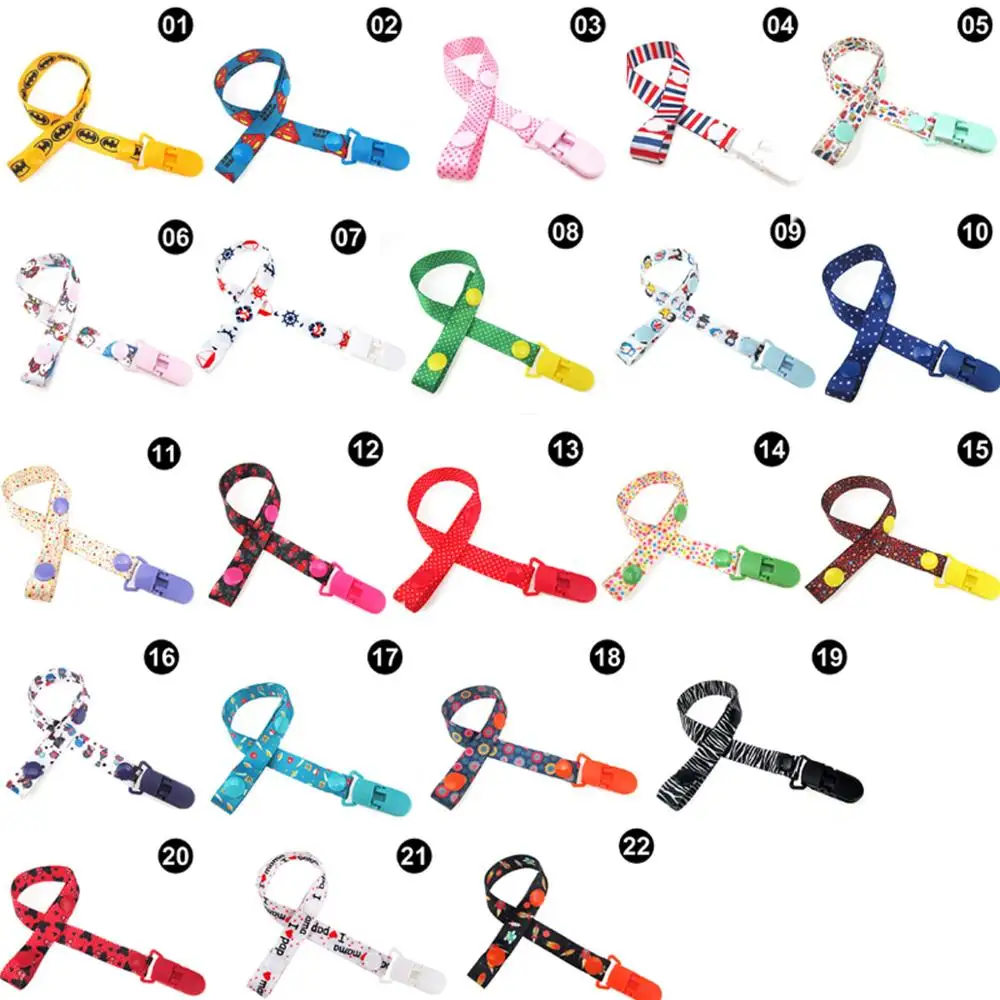 

Baby Pacifier Clips Chain Cartoon Funny Dummy Nipple Belt Teether Pacifier Holder Clip For Baby Safe Soother Chain B0621