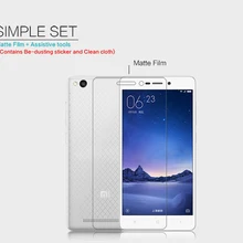 Nillkin Матовая Антибликовая Защитная пленка для экрана против царапин для Xiaomi Redmi 3 Pro/красный рис 3/hongmi 3 матовая защитная пленка