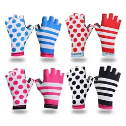 Унисекс противоскользящие, велосипедные перчатки с коротким рукавом стильные велосипедные перчатки дышащие, для активного отдыха и