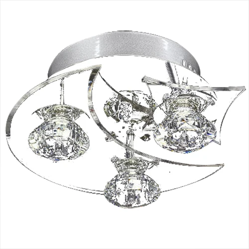 

Practical-Contemporary LED Crystal Ceiling Light Pendant Lamp Lighting Chandelier