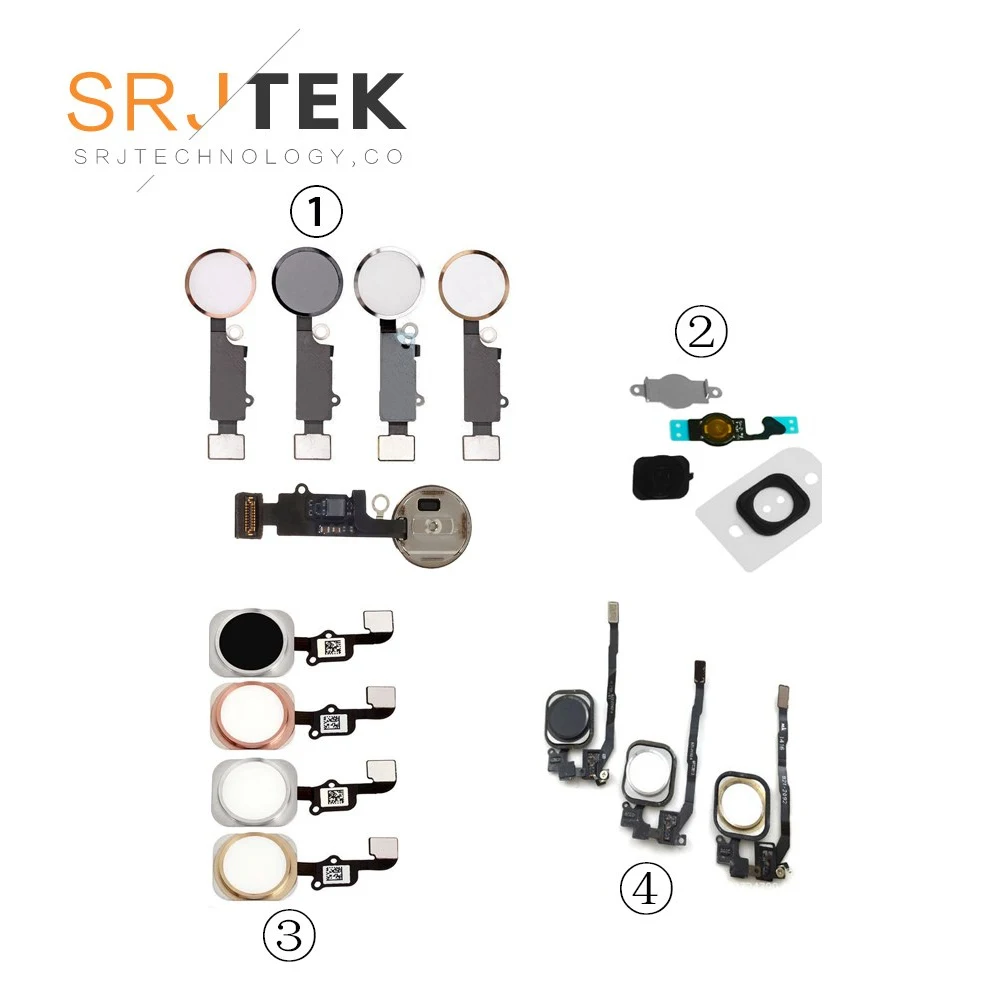 

Home Button with Flex Cable for iPhone 5 5C 5S 6 6Plus 6s plus 7 7Plus Home button Flex Assembly free shipping