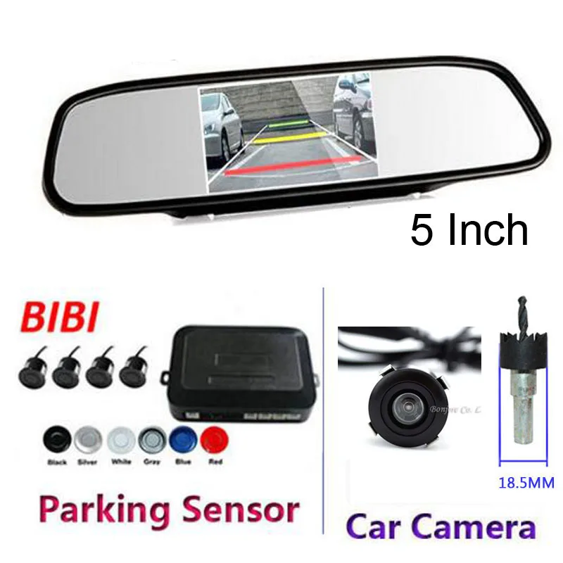 Automobiles Visual car Parking Sensor rear view mirror radar Parktronic with rear view camera