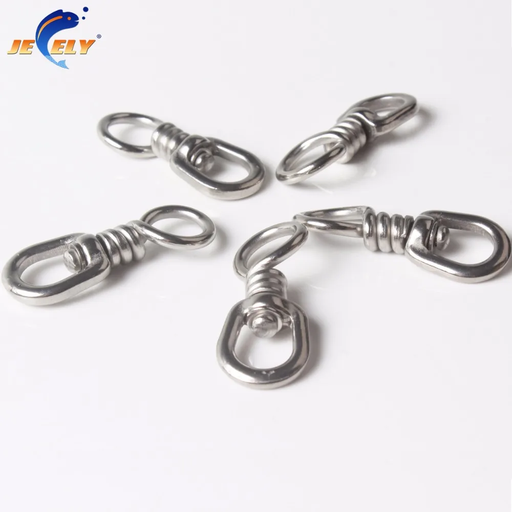 

1pcs #1/2/3/4/5 Stainless Steel Type-8 Swivel For Sea Tuna Terminal Jigging Longline Saltwater Fishing Tackle Rigs