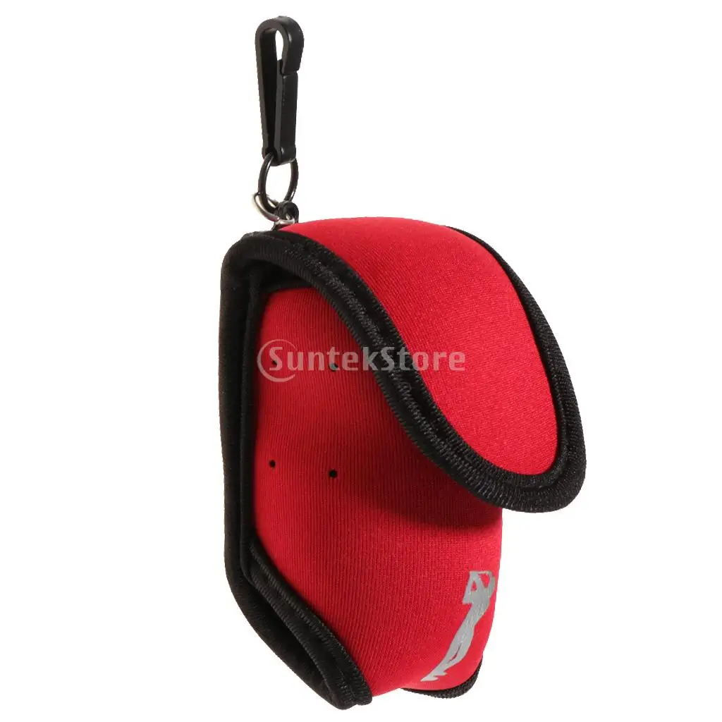 Neoprene Mini Golf Ball Bag Golf Tees Holder Storage Case Carry Pouch with Waist Belt Clip for Training Practice - Choose Color