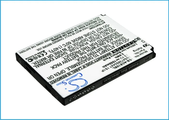 Cameron Sino Высококачественная батарея A7BTA040H BT.00107.005 US473850A8T 1S1P для Acer beTouch E100 E101 E200 C1 E1