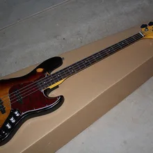 Высокое качество палисандр гриф 4 струны F sunburst Винтаж джаз бас F джаз электрическая бас-гитара