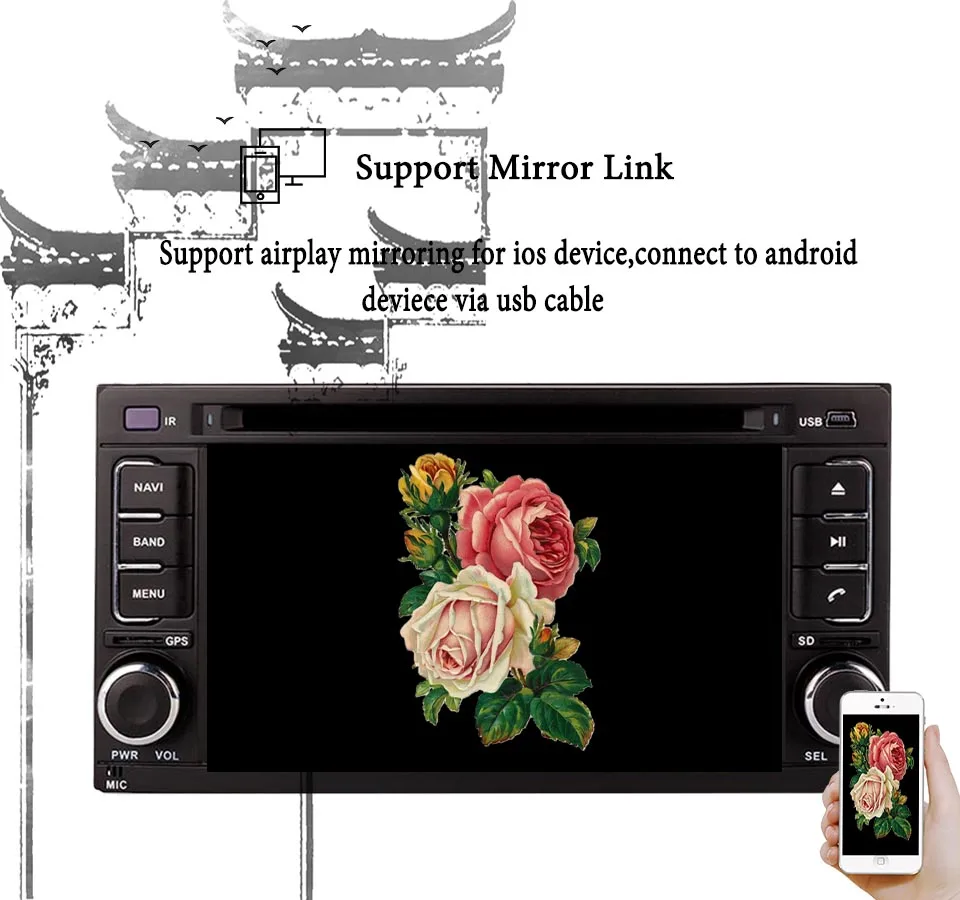 Excellent 1024*600 Android 9.0 Octa Core Car DVD Player for Subaru Forester Impreza 2008-2011 GPS Navi Multimedia Radio Stereo Head Unit 4