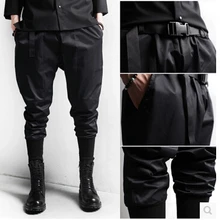 Хань вариант cultivate One's morality Для мужчин ноги луч ноги Слаксы ночной клуб личности прилив девять минут штаны M-XXL