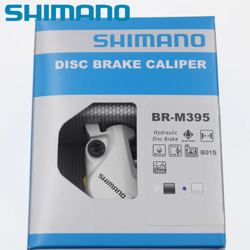 

Shimano BR-M395 Brake Caliper Mountain Bike Hydraulic Disc Brake M395 white Caliper Compatible with M355