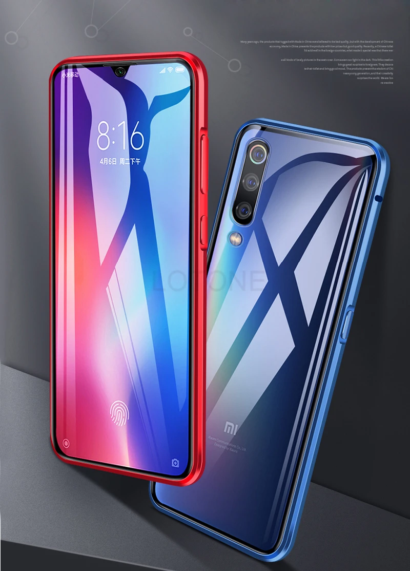 Роскошный 360 полный корпус защитный чехол для Xiaomi mi 9 mi 9 телефон магнитный металлический бампер и Передняя Задняя стеклянная крышка Xiao mi 9 чехол s