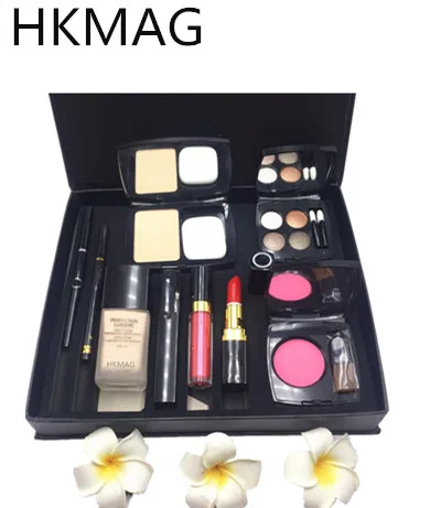 

NAPSE C014 makeup foundation blush eyeliner eyeshadow pressed power lipstick 9 pcs set