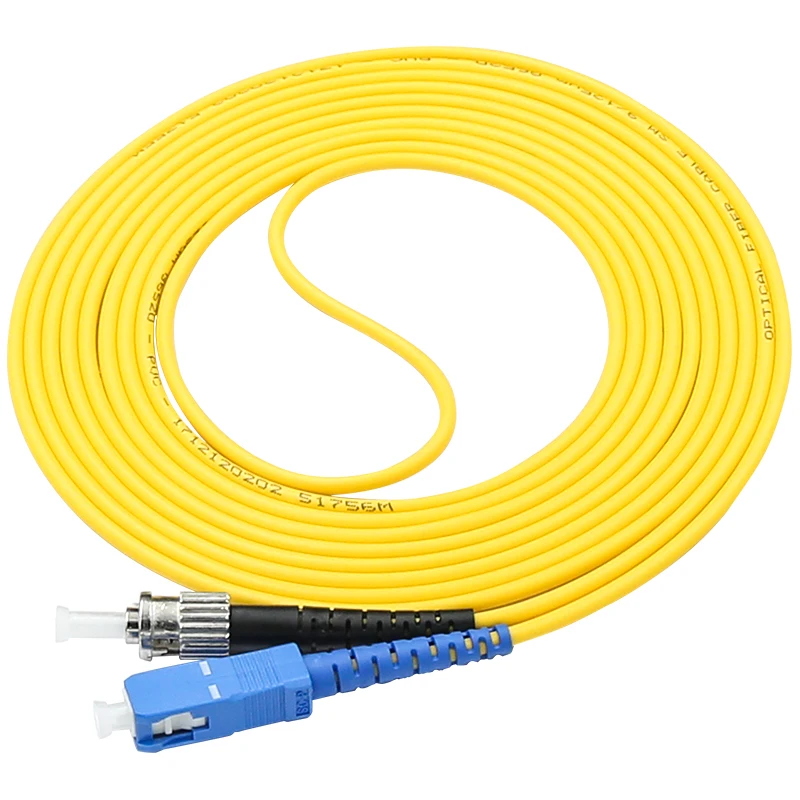10M SC-ST Simplex 9//125 SingleMode SM Fiber Optic Cable Patch Cord Jumper