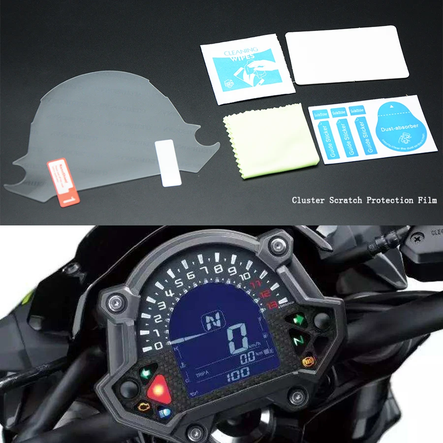 

Z650 Z900 2017 Motorcycle Accessories Dashboard Instrument Speedometer Film Screen Protector Sticker For Kawasaki Z650 Z900 2017