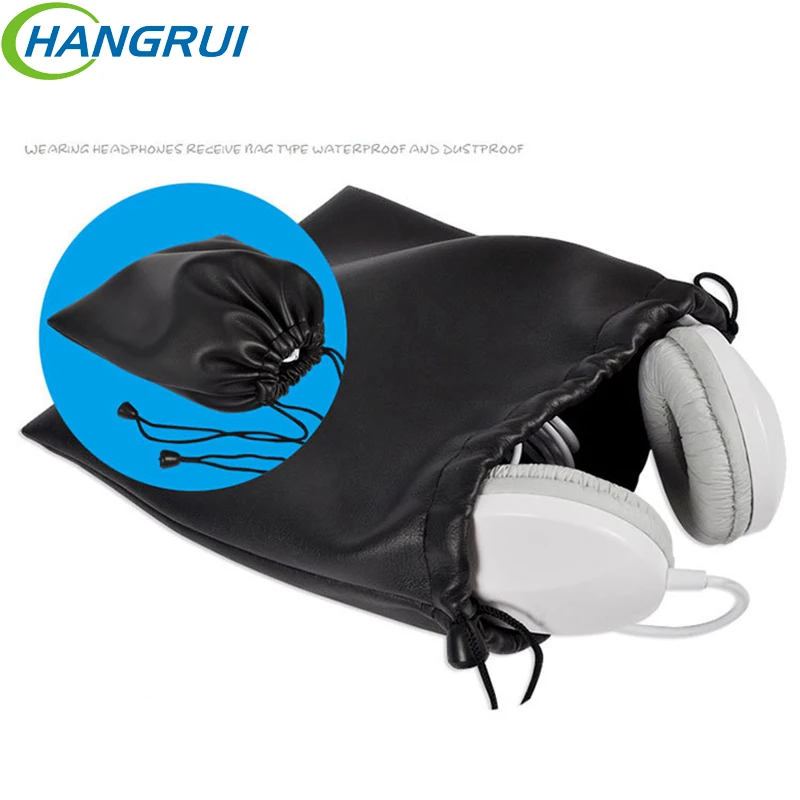 Buy 270*290mm Earphone bag PU leather Headphone