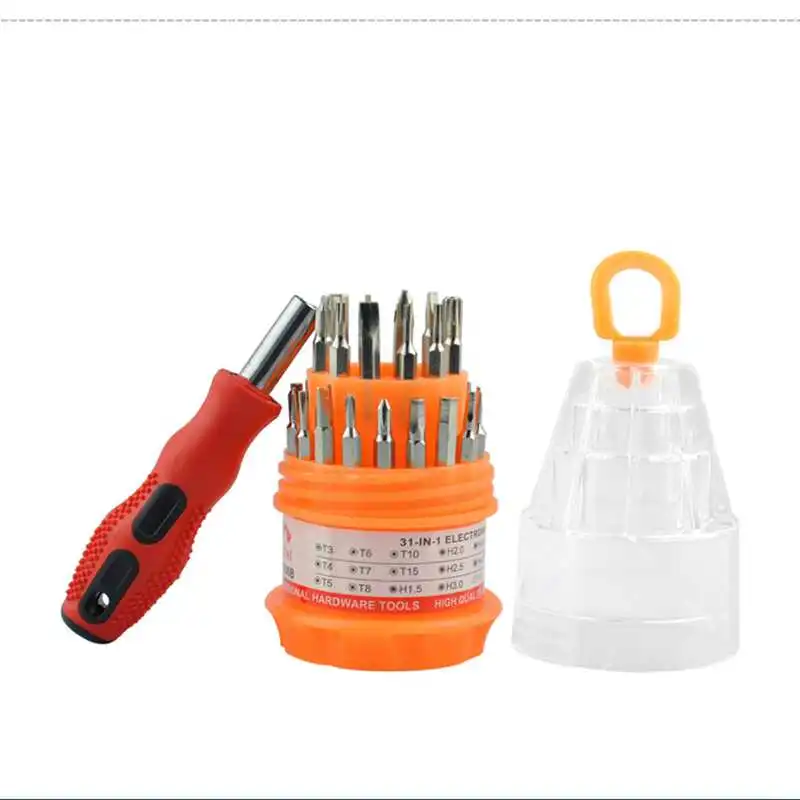 

Junejour 31 in 1 Screwdriver And Bits Set Magnetic Torx Screwdriver Kit for Smart Cell Phone Watch Laptop Repair Hand Tools