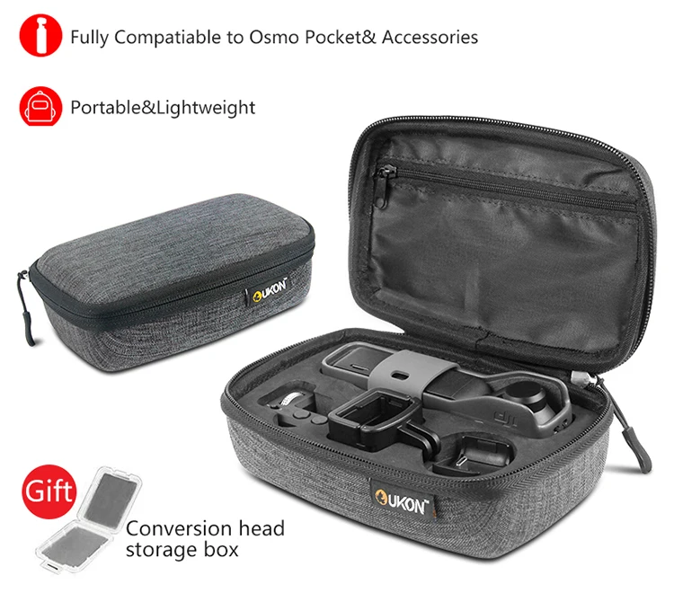 Ulanzi Сумка Для Хранения Чехол для DJI OSMO Карманный экшн-камера защитный чехол портативная коробка для спортивной камеры аксессуары