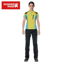 Бренд RUNNING RIVER, женские штаны на молнии, быстросохнущие штаны для спорта на открытом воздухе, высококачественные штаны# T5585N