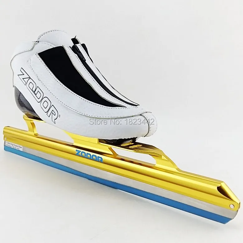 Ice speed Skate ice ZODOR Катание на коньках ботинки из углеродного волокна длинный трек Катание на коньках обувь дислокация ice skate blade 380 мм 410 мм 430 мм