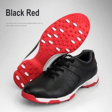 2017 Men’s Golf Shoe Outdoor Sports Shoes Waterproof EVA Midsole Microfiber Leather