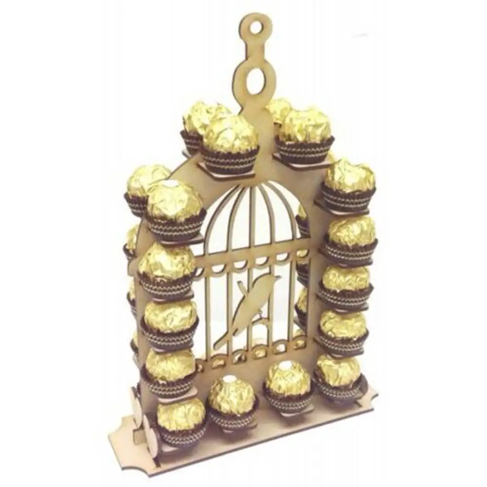 

MDF Ferrero Rocher Wedding Display Stand Bird Cage Confectionery Holder