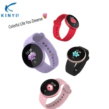 Г. Яркая Роскошные Для женщин Smart Сердечного ритма Фитнес трекер Smart Браслет Женский напоминание период смарт-браслет pk miband