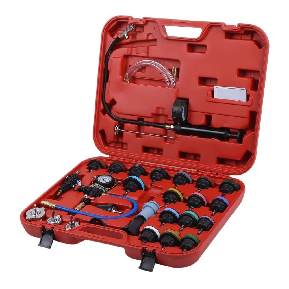 

Universal Automobile Radiator Pressure Tester Car Cooler Leak Tester Vacuum Leak Detector Car Cooling System Detecting Tool NEW