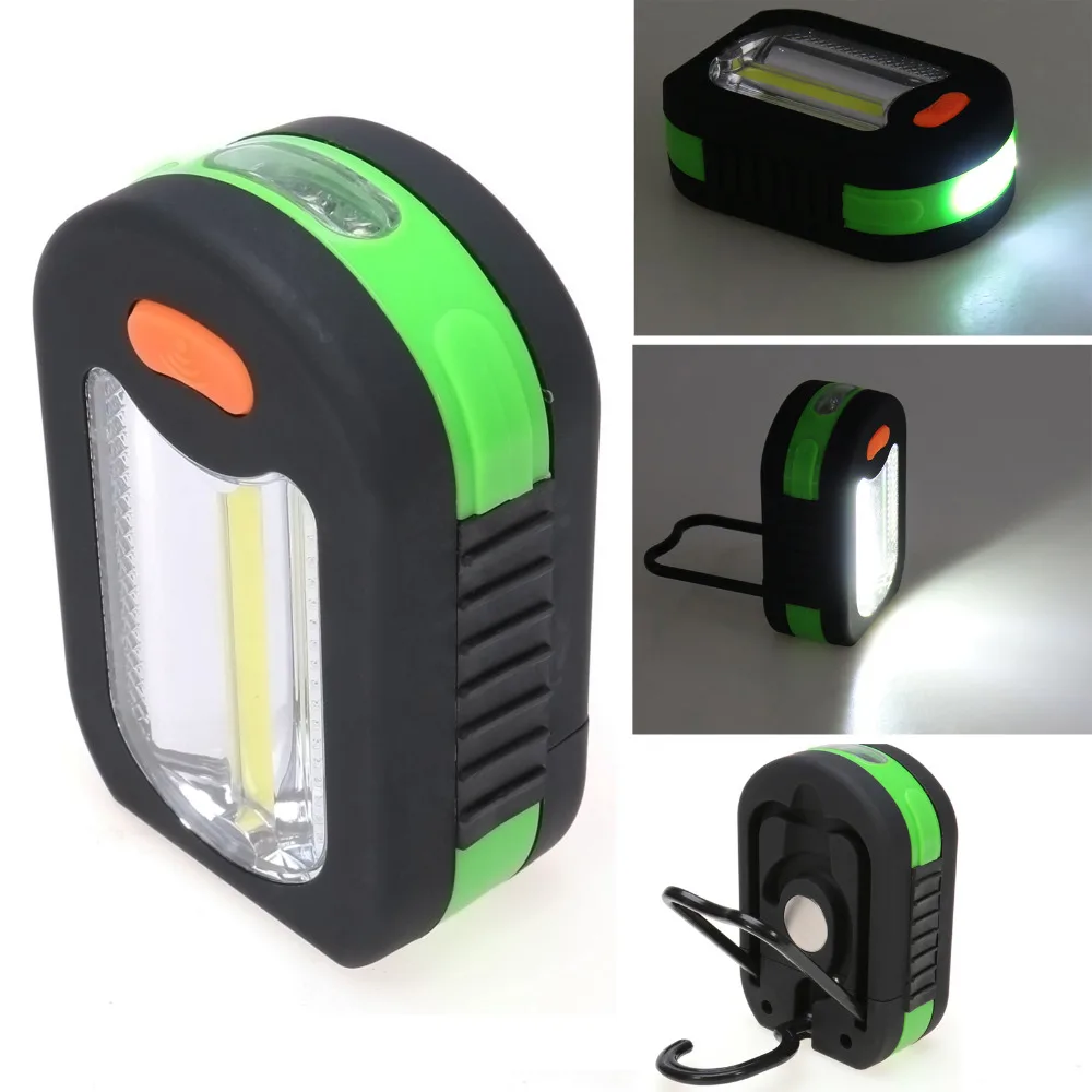 Multifunctional COB+3 LED Stand Flashlight Torch Outdoor Handy Lamp