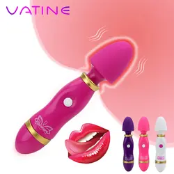 Ватин 12 Скоростей G-spot вибратор силиконовый AV палка магический стержень клитор стимуляция вагинальный массаж секс-игрушки для женщин