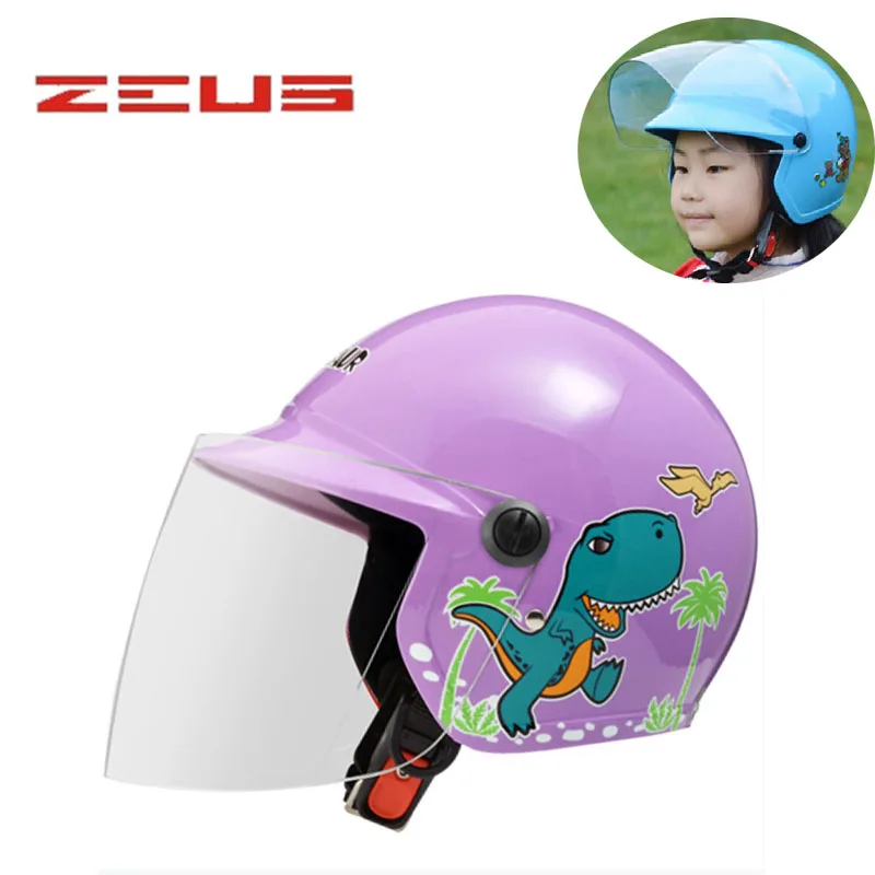 

2017 Taiwan ZEUS children half helmet motorcycle electric bicycle helmets four seasons boys/girls baby safety helmet size S