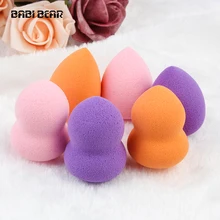 BABI BEAR 6 шт./компл. основа спонж для макияжа Губка косметический спонж гладкая красота порошок из драже губка для лица макияж инструменты