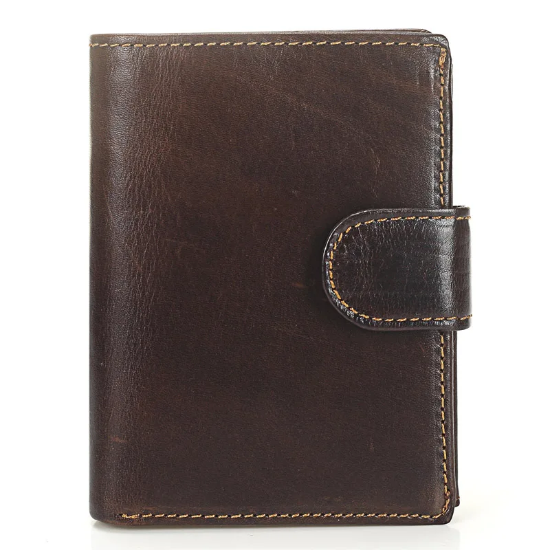

New Fashion 100% Genuine Leather Men Short Wallets Real Leather Male Luxury Brand Clutch Boy Gift Cash Purse Card Holder Wallet