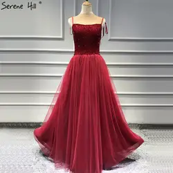Красное сексуальное платье без бретелек трапециевидного силуэта, новейший дизайн, без рукавов, расшитое блестками, Бисероплетение