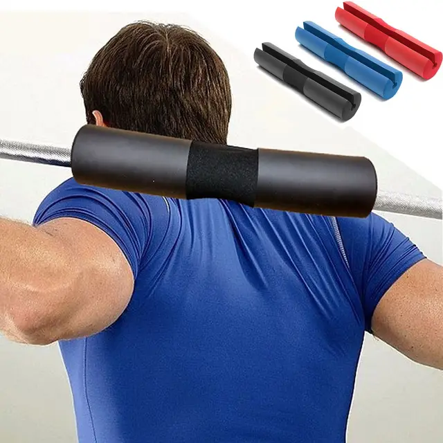 1 Pcs Foam Weight Lifting Support Pad Barbell Bar Cover Pads 1 Pcs Foam Weight Lifting Support Pad Barbell Bar Cover Pads Shoulder Cushioned Neck