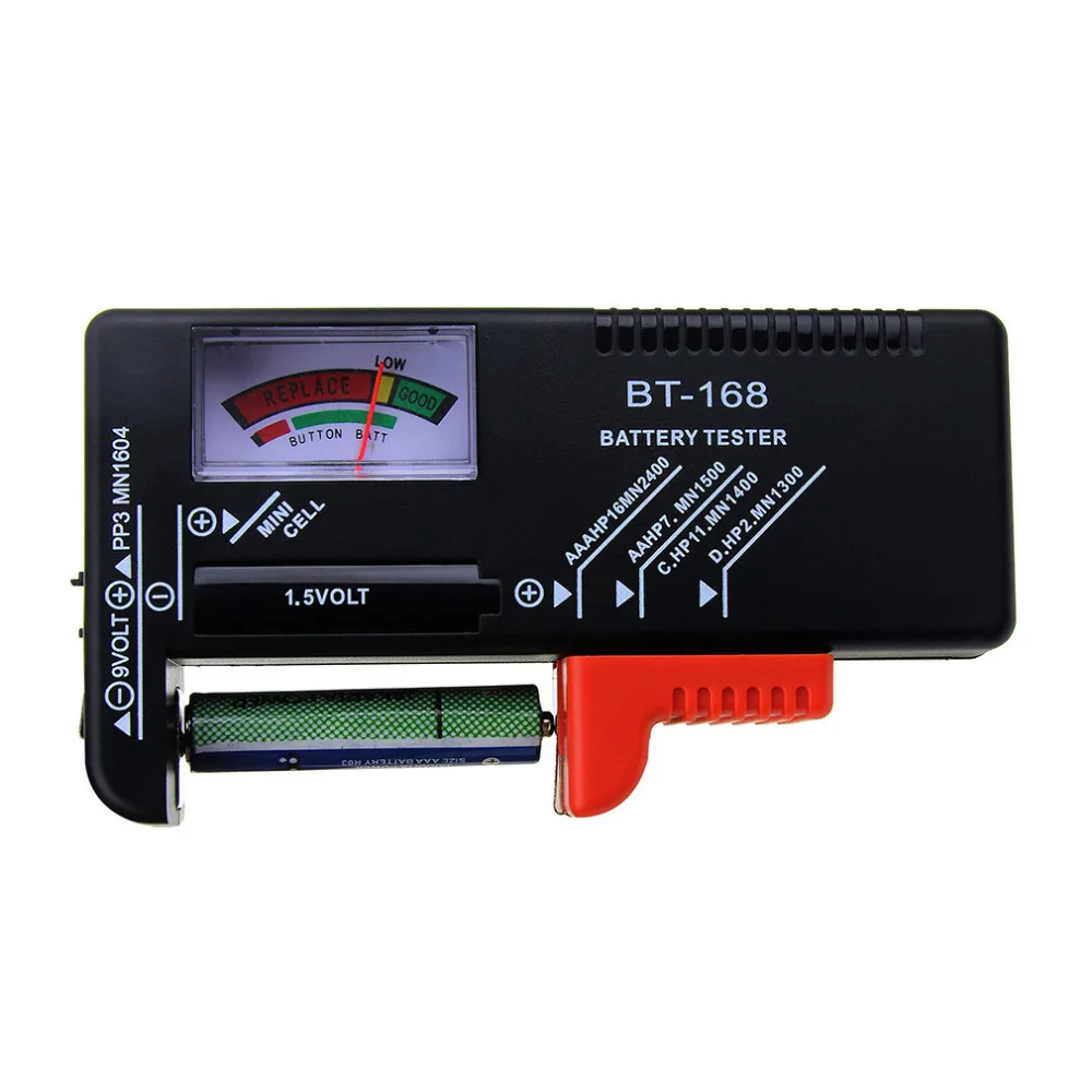 Универсальный кнопочный измеритель заряда батареи, Вольт-тестер, несколько размеров, тестер емкости батареи, Электронный индикатор питания, измерительные инструменты
