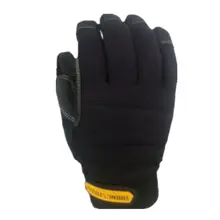 Водонепроницаемые и ветрозащитные, прочные, ловкие, удобные и теплые зимние рабочие перчатки(черные, большие