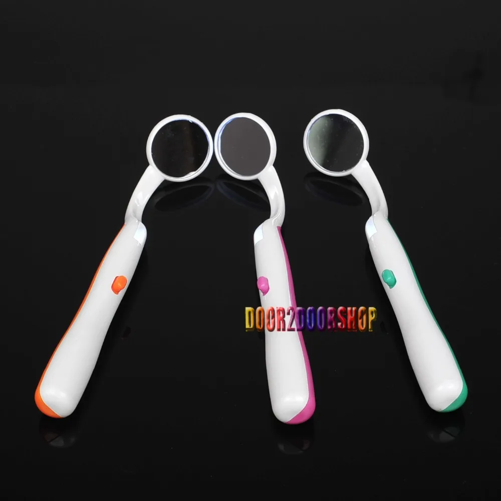 3PCs Dental Oral Mirror Dental Mirror Mouth Teeth mirror LED Oral