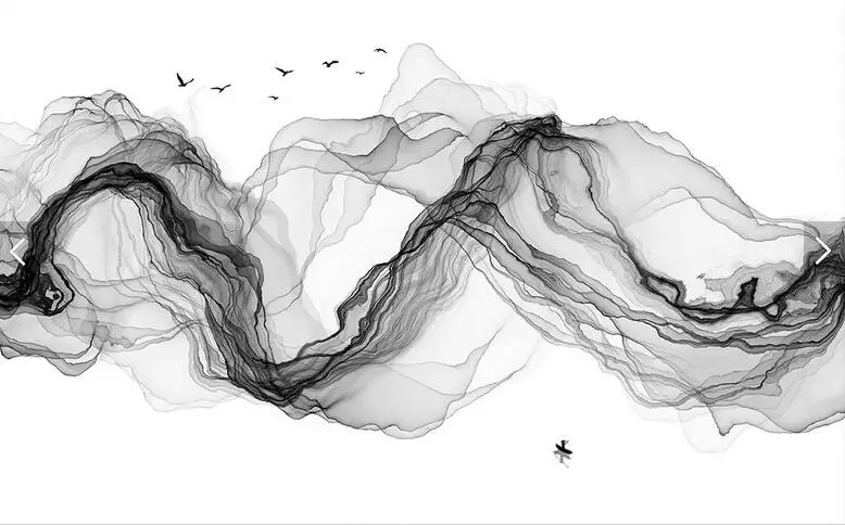 Custom Chinese Painting Wallpaper Black And White Abstract Mood Ink Painting For Living Room Tv Sofa Background Wall Paper Chinese Painting Wallpaper Painting Wallpaperwall Paper Aliexpress