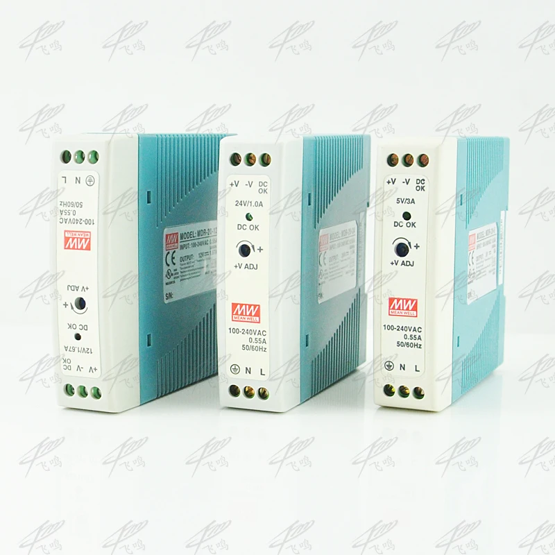 MDR 20 12V 5V 15V 24V 36V 48V 20W источник питания на Din рейке драйвер переменного/постоянного