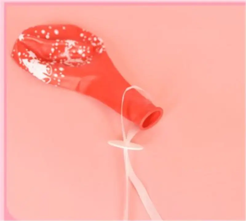 

Free shipping 50 Balloon Caps Helium With Polyband White Balloon Strap With Quick Release Balloon Closure