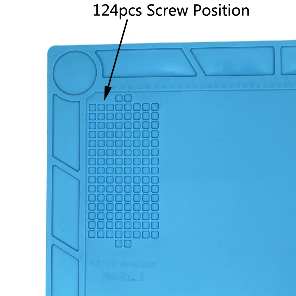  GEYOTAR Heat Insulation Silicone Pad Desk Mat Maintenance Platform for BGA Welding Repair Station A