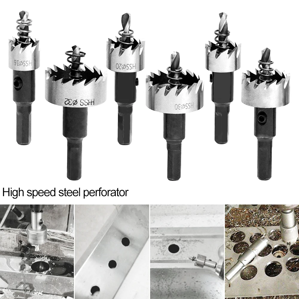 High Quality High Speed Steel Perforator Drill Bit Iron Plate Hole