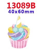 30 шт. плоское украшение из смолы ленты Мультяшные полимерные pr12877B