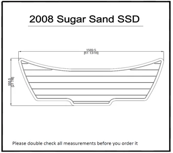 

2008 Sugar Sand SSD Swim Platform Pad Boat EVA Teak Decking 1/4" 6mm