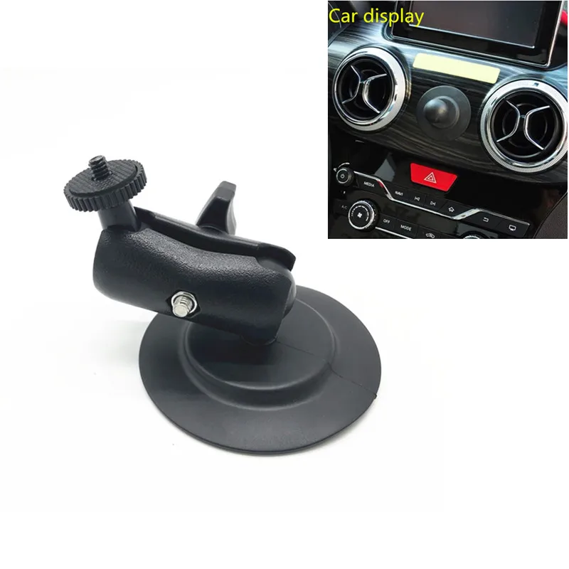 

3in1 Kit Round Plate Car Dashboard Suction Cup to 1 inch Rubber Ball Mount Adhesive Tape Sticker Cup for Ram Mount for Gopro GPS