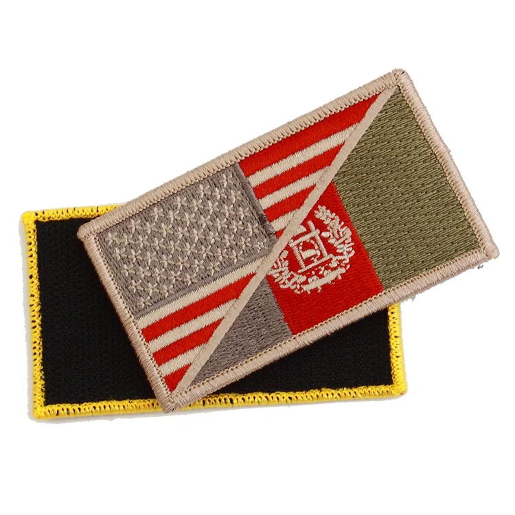 Военная нашивка "USA/AFGHANISTANMW2" Армейская Военная женская кожаная куртка Armlet/Badge/подплечник Back - Цвет: TAN