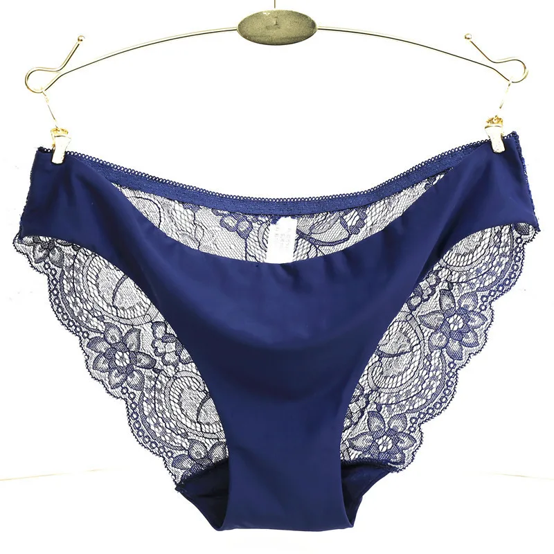 

Women ruffles Underwear Invisible Seamless T Panties G-String Female Sexy Thongs Intimates Lingerie Ladies Briefs 1pcs FTK606